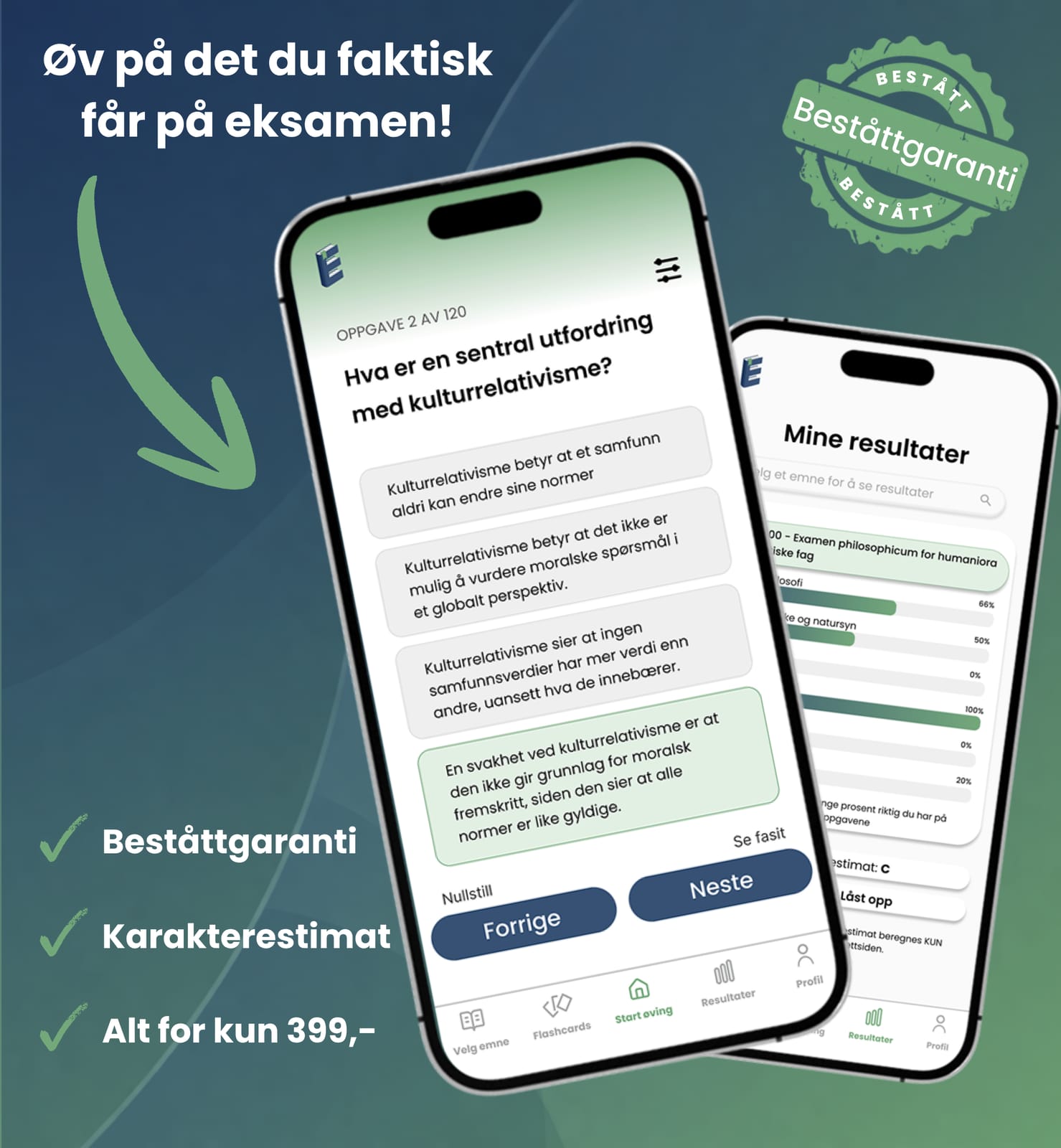 Eksamensportalen - det du faktisk får på eksamen